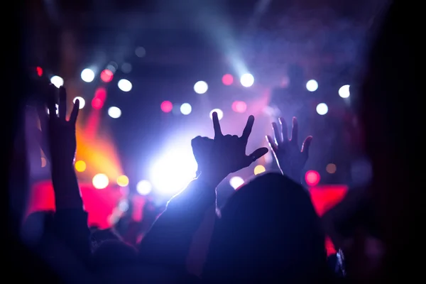 Feeling the concert energy — Stock Photo, Image