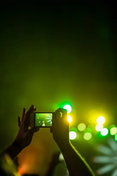 Catturare momenti del festival — Foto Stock