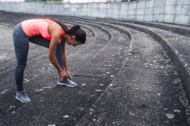 Fitness için hazırlanıyor