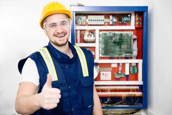 Young electrician — Stock Photo, Image