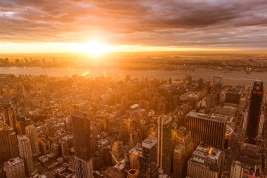 Nyc altın günbatımı