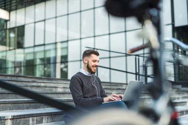 Fare affari all'aperto — Foto Stock