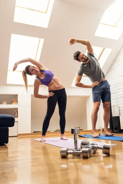 Ponerse en forma juntos — Foto de Stock