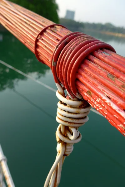 The close view of wire rope texture — Stock Photo, Image