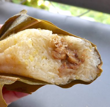 Geleneksel Aborjin pirinç hamur tatlısı closeup Tayvan