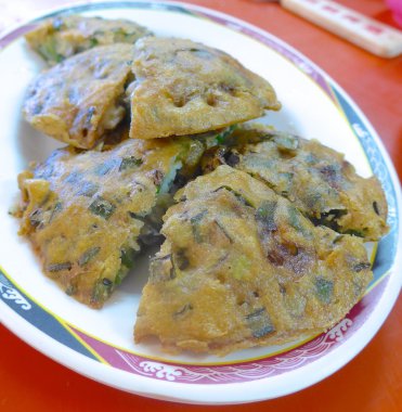 taze istiridye yemek istemci Tayvan için hazırlanıyor