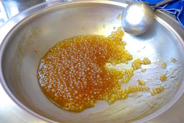 Tapyoka topları closeup Tayvan