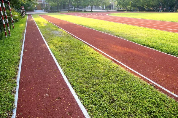 The running track closeup — Stock Photo, Image