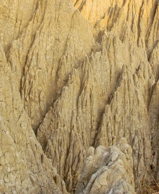 Badland oluşumların Görünümü Kapat