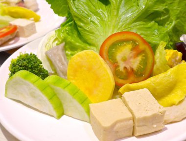 hotpot malzemeyi pişirmek için hazır