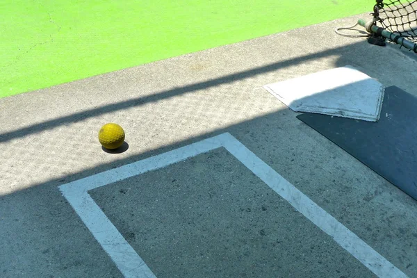 The close view of a batting cage — Stock Photo, Image