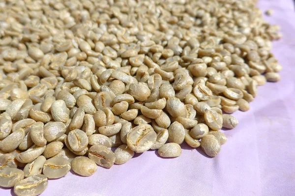 The close view of coffee beans background — Stock Photo, Image