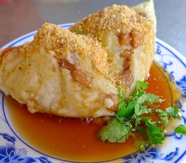 Vejetaryen pirinç hamur tatlısı