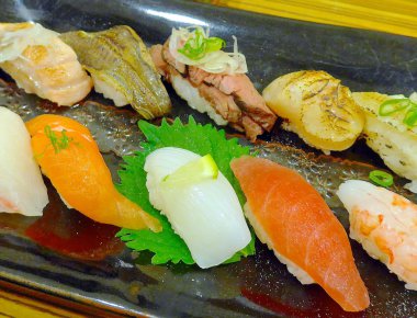 Tayvan 'da Japon Suşi