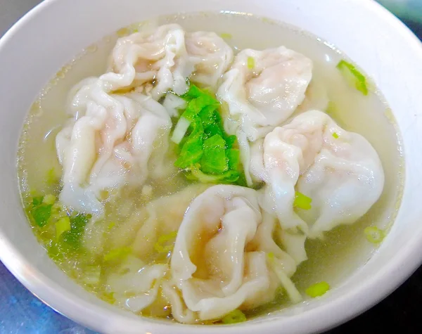 Garnélarák wonton: restaunt — Stock Fotó