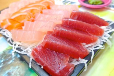 Japon yemekleri, sashimi set çekim