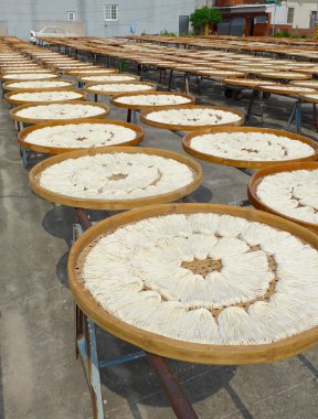 Kuanmiao noodle ile yakın çekim