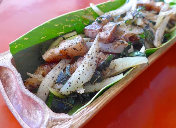 台湾原住民料理塩豚 — ストック写真