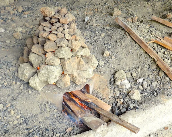 Dünya fırın closeup pişirme geleneksel kültür