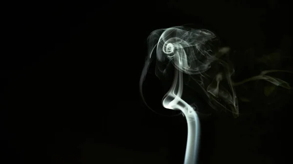 Smoke Isolated Dark Background — Stock Photo, Image