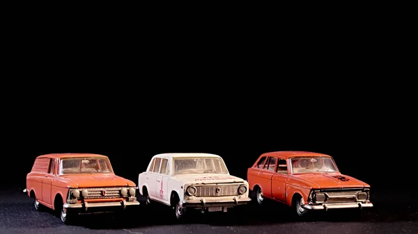 Szerkesztőség Elszigetelt Szovjetunió Gyűjteményes Autómodelljei 1980 Moszkvai Nyári Olimpiának Szentelve — Stock Fotó