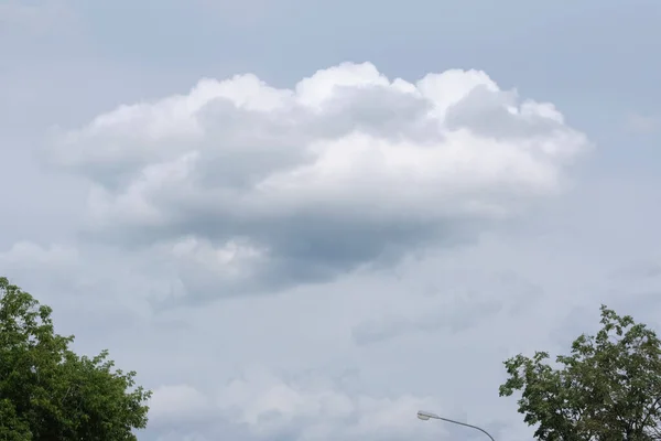 Beaux Cumulus Plan Général Lumière Jour Couleur — Photo