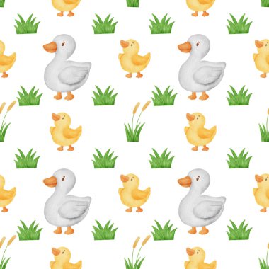 Şirin ördek desenleri