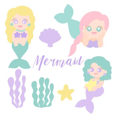 El yapımı denizkızı takımı..