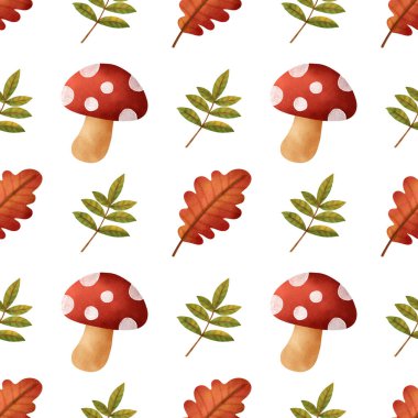 Sonbahar suluboya desenleri pürüzsüz bırakır