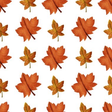 Sonbahar suluboya akçaağaç pürüzsüz desenler