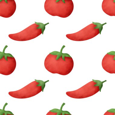 Suluboya sebze pürüzsüz desenler.