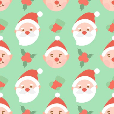 sevimli Noel Dikişsiz desen.