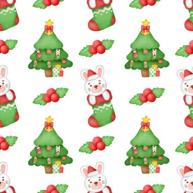 Suluboya mutlu noeller kusursuz desenler .