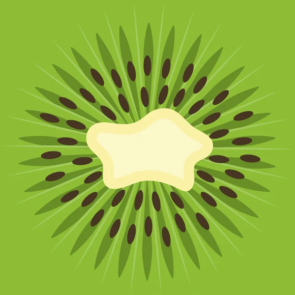 Verse groene kiwi 's — Stockvector