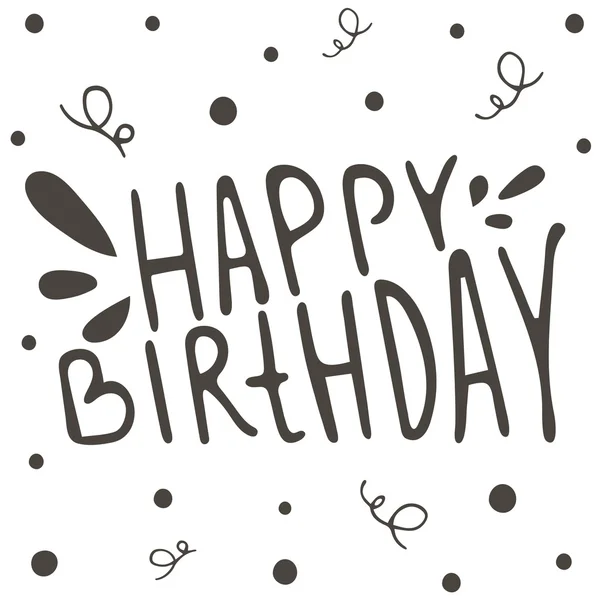 Happy Birthday inscription Royalty Free Stock Illustrations