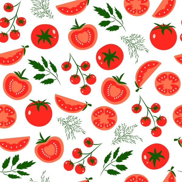 Tomates — Vector de stock