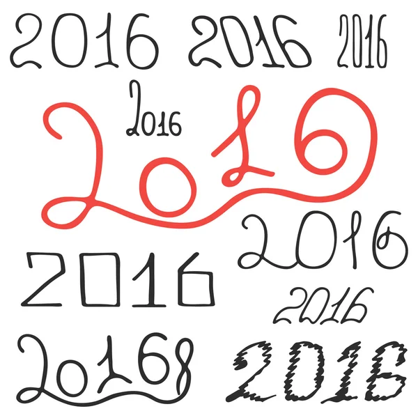 Ensemble de 2016 — Image vectorielle