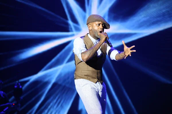 French singer Willy William performs during the 25th Slavyansky Bazar Festival — Stock Photo, Image