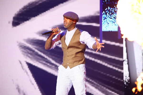 French singer Willy William performs during the 25th Slavyansky Bazar Festival — Stock Photo, Image