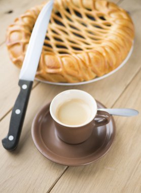 Haşhaş pasta ahşap