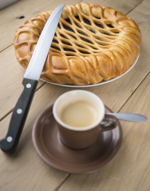 Haşhaş pasta ahşap