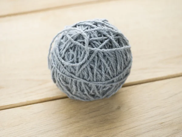Boules de laine grises — Photo