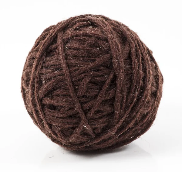 Brown wool — Stock Photo, Image