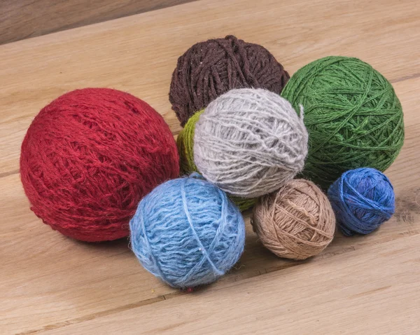 Wool balls — Stock Photo, Image