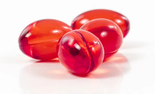 Rote Pillen — Stockfoto