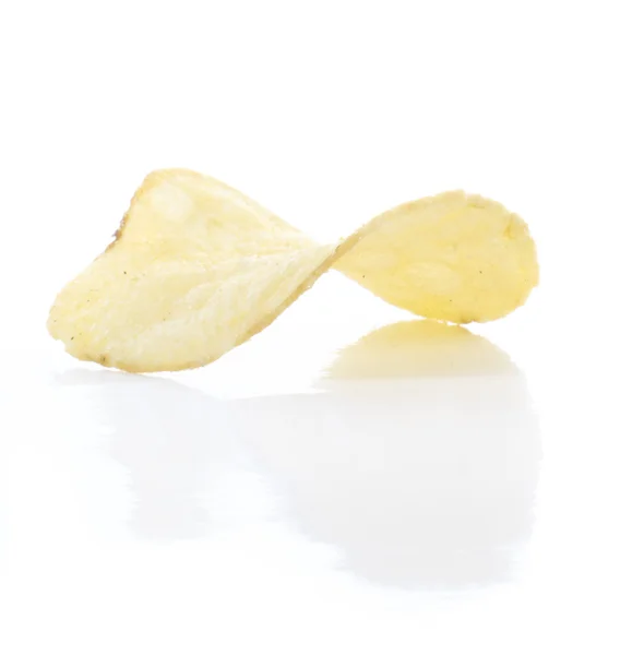 Chips Scheibe isoliert — Stockfoto