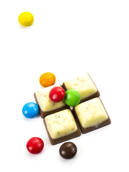 Toonaangevend en chocolade — Stockfoto