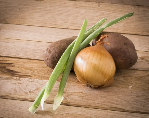 Cebolla y patata — Foto de Stock