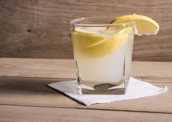 Скло лимонад — стокове фото