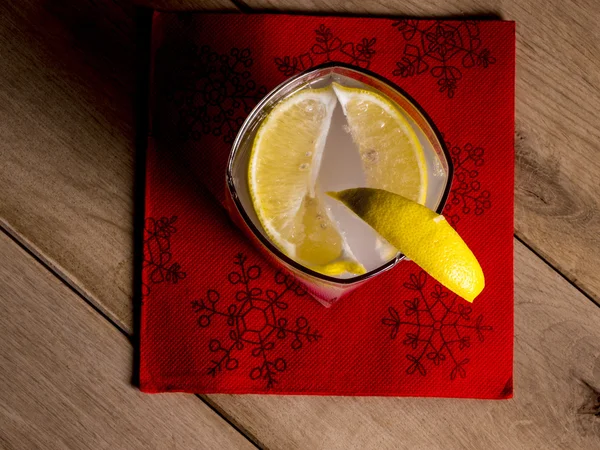 Скло лимонад — стокове фото